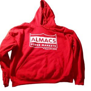 vintage retro almacs hoodie new england rhode island mens xl